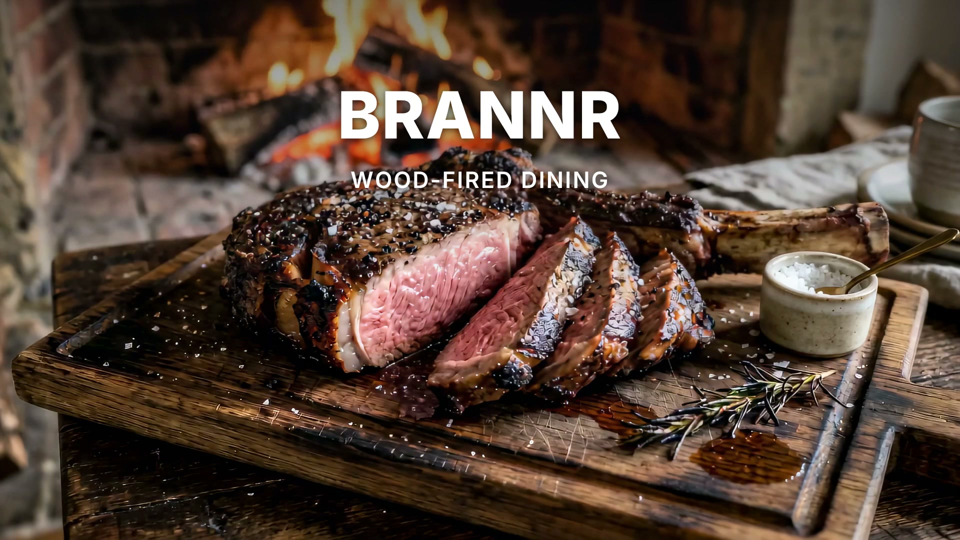 BRANNR wood-fired dining room
