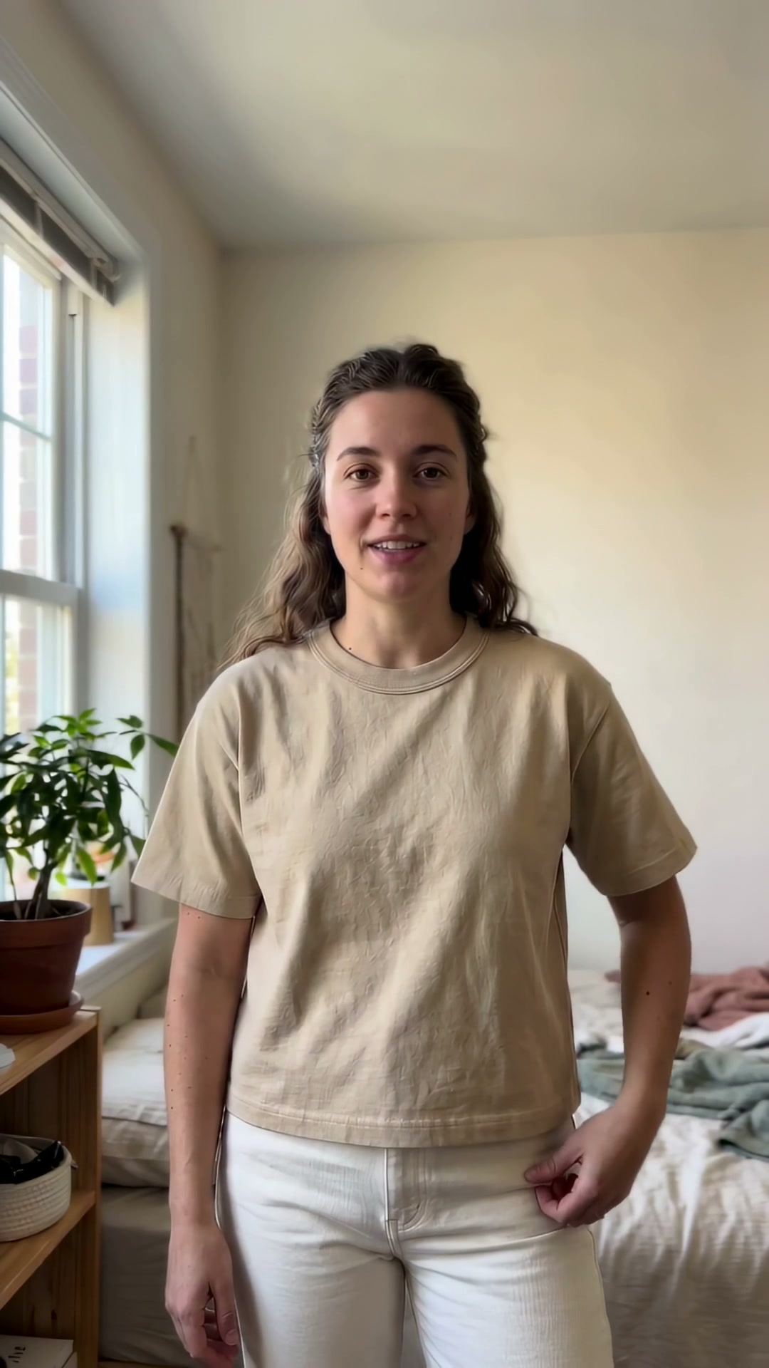 OVANT film still — the heavy-cotton tee