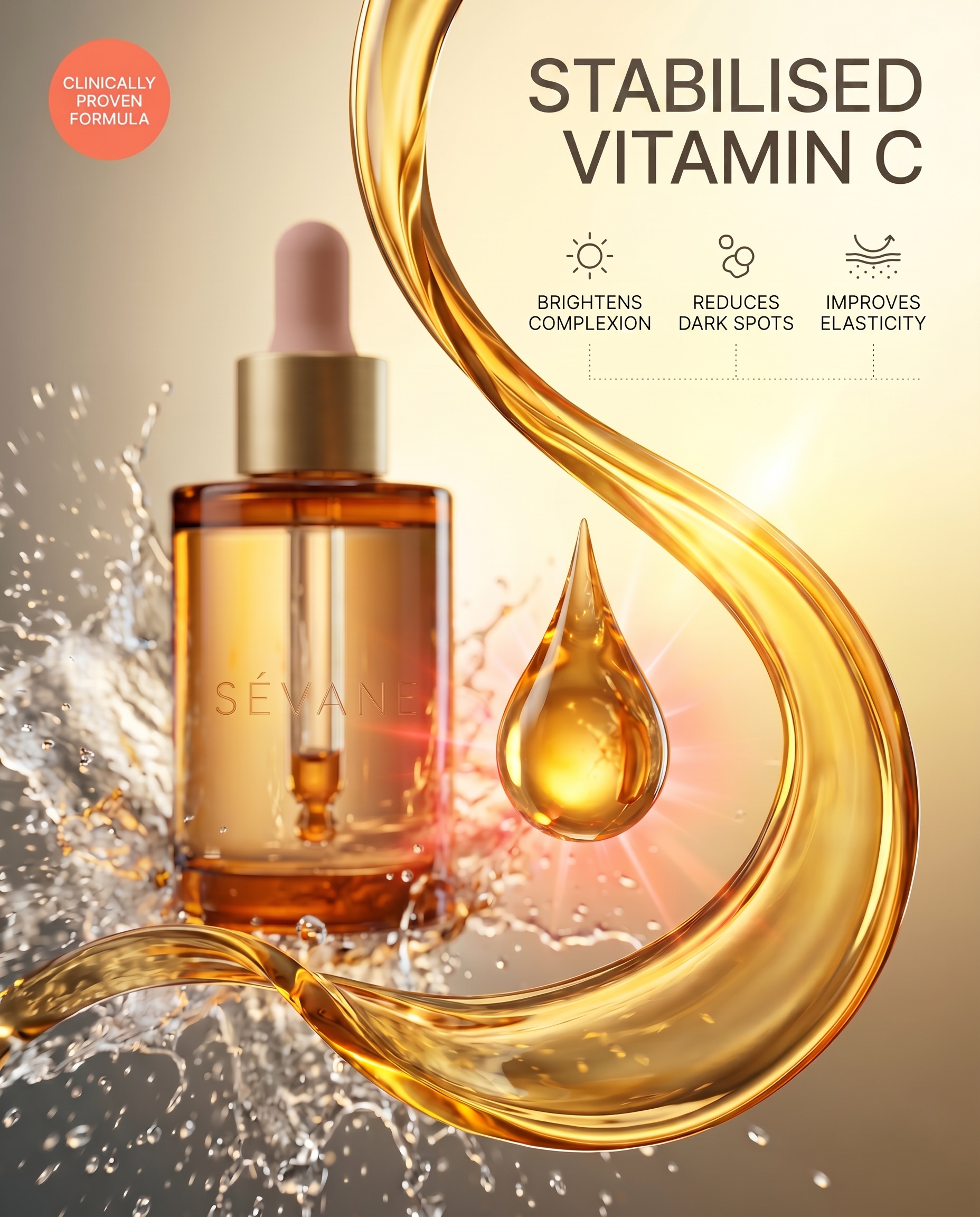 SÉVANE stabilised vitamin-C card